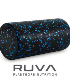 High Density Speckled Foam Roller – Muscle Recovery & Deep Tissue Massage Roller | Ruva Plantborn Nutrition