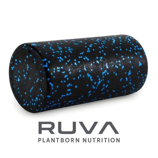 High Density Speckled Foam Roller – Muscle Recovery & Deep Tissue Massage Roller | Ruva Plantborn Nutrition